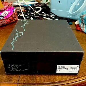 Betsy Johnson SB-Cade Rhinestone Booties Size 11